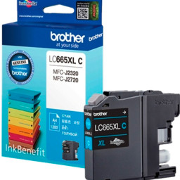 Картридж Brother LC665XLC (cyan), 1200 стр.