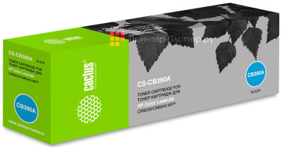 Картридж лазерный Cactus CS-CE390A черный (10000 стр.) для HP LJ M4555/M601/M602/M603