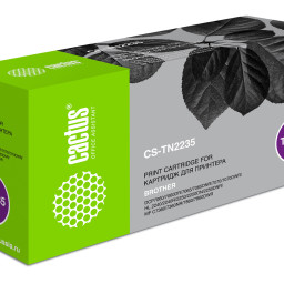 Картридж лазерный Cactus CS-TN2235 черный (1200стр.) для Brother DCP7060/7060DR/7065/7065DNR/7070/7070DWR/HL-2240/2240R/2250/2250DN/2250DNR/MFC-7360/7360NR/7860/7860DWR