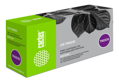 Картридж лазерный Cactus CS-TN2235 черный (1200стр.) для Brother DCP7060/7060DR/7065/7065DNR/7070/7070DWR/HL-2240/2240R/2250/2250DN/2250DNR/MFC-7360/7360NR/7860/7860DWR