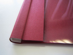 Обложки OPUS C-Bind SoftClear E, A4, 24 мм, мягкие, бордовые, 25 шт.