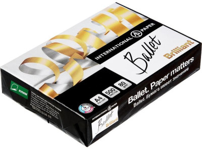 Бумага Ballet Brilliant, A4, 80 г/кв.м (500 листов)