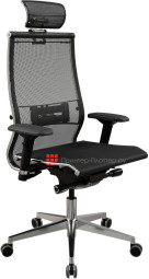 Офисное кресло Метта Samurai S-3, вес пользователя 150 кг (черный)