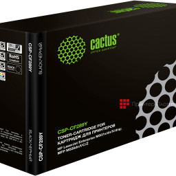 Тонер-картридж Cactus Toner CSP-CF289Y для HP LaserJet Enterprise M507, M528 (black), 20000 стр.
