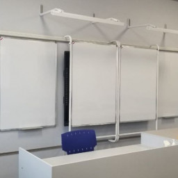 PolyGlide рельсовая система Slide Mono-1 для ЖК-панелей и интерактивных досок 75–94 КР 180 (Р-маркер, Н-маркер)