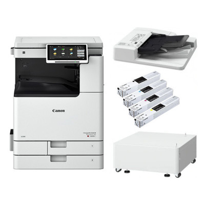 МФУ Canon imageRUNNER ADVANCE DX C3926i компл. (осн. блок, рев. автопод. DADF-BA1, тумба Type-S3, тонер C-EXV64)