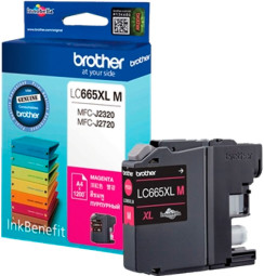 Картридж Brother LC665XLM (magenta), 1200 стр.