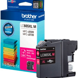 Картридж Brother LC665XLM (magenta), 1200 стр.