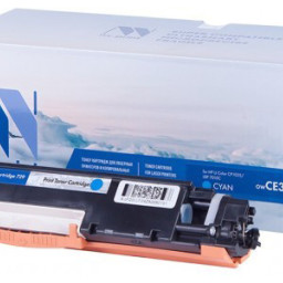 Картридж NVP совместимый NV-CE311A/NV-729 Cyan для HP Color LaserJet CP1025/ CP1025nw/ M275/ CP1025/ CP1025nw/ 100 M175a/ 100 M175nw/ LBP 7010 i-Sensys/ 7010C i-Sensys/ 7018 i-Sensys/ 7018C i-Sensys (1000k)