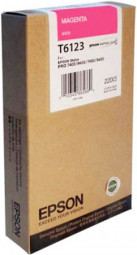 Картридж Epson T6123 (magenta) 220 мл