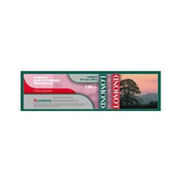 Бумага с покрытием Lomond XL Glossy Paper, глянцевая, 150 г/кв.м, 1067 мм, 30 м