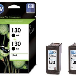 Картридж HP 130 (black) набор, 2 шт. x 21 мл