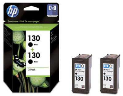 Картридж HP 130 (black) набор, 2 шт. x 21 мл