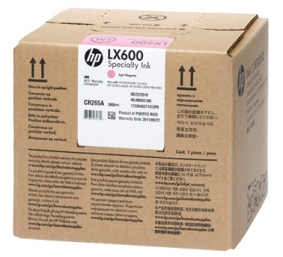 Чернила HP 3M LX600 Latex Specialty Ink Cartridge (Light Magenta), 3 л