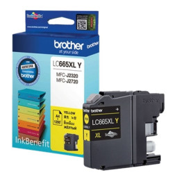 Картридж Brother LC665XLY (yellow), 1200 стр.