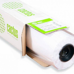 Бумага с покрытием Cactus A0+, 1067 мм, 120 г/кв.м, 30 м