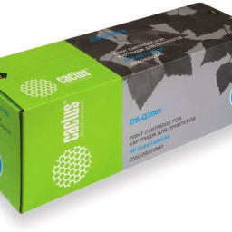 Картридж лазерный Cactus CS-Q3961AR голубой (4000 стр.) для HP LJ 2550/2820/2840
