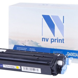 Картридж NVP совместимый Premium NV-Q6002A/NV-707PR Yellow универсальные для HP/Canon Color LaserJet 1600/ 2600n/ 2605/ 2605dn/ 2605dtn/ LBP 5000 i-Sensys Laser Shot/ 5102 (2000k)
