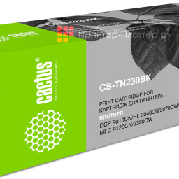 Картридж лазерный Cactus CS-TN230BK черный (2200стр.) для Brother HL-3040/3070/DCP-9010/MFC-9120