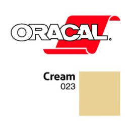 Пленка Oracal 641M F023 (кремовый), 75мкм, 1260мм (1 п.м.)