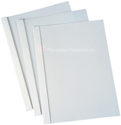 Термообложки картон-пластик белые, 15 мм, 80 шт.