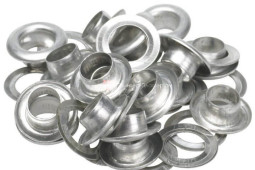 Люверсы для баннеров, 10 мм, серебряные, 1000 шт.