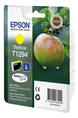 Картридж Epson DURABrite Ultra Ink T1294 Singlepack (yellow) (C13T12944012, C13T12944011)