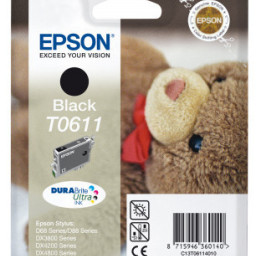 Картридж Epson DURABrite Ultr Ink T0611 (black), 8 мл