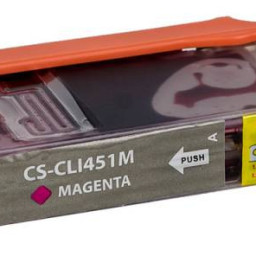Картридж струйный Cactus CS-CLI451M пурпурный (10.2мл) для Canon MG6340/5440/IP7240