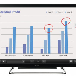 Интерактивная панель Sharp PN-40TC1