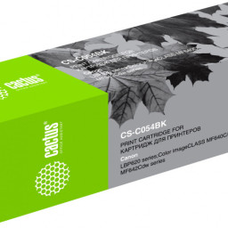 Картридж лазерный Cactus CS-C054BK черный (1500стр.) для Canon LBP 621Cw/ 623Cdw/641Cw/643Cdw