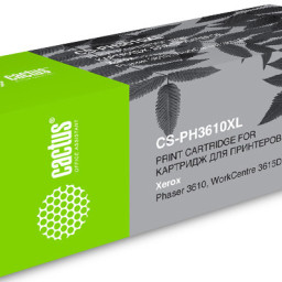 Картридж лазерный Cactus CS-PH3610XL 106R02732 черный (25300 стр.) для Xerox Ph 3610/WC 3615DN