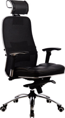 Офисное кресло Метта SAMURAI SL-3 плюс (черный)