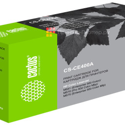 Картридж лазерный Cactus CS-CE400A черный (5500 стр.) для HP LJ M551