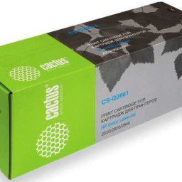 Картридж лазерный Cactus CS-Q3962AR желтый (4000 стр.) для HP LJ 2550/2550L/2550LN/2550N