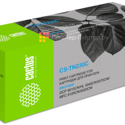 Картридж лазерный Cactus CS-TN230C голубой (1400стр.) для Brother HL-3040/3070/DCP-9010/MFC-9120/9320