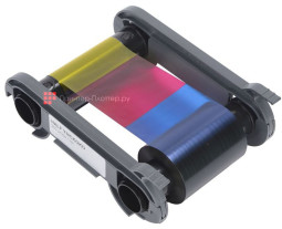 Evolis лента полупанельная YMCKO+KO (цветная), 250 карт