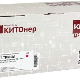 Тонер-картридж КИТОнер KIT-TK580M (magenta), 2800 стр. (PP101000)