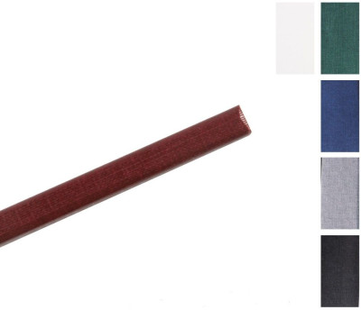 Каналы для переплета OPUS Metalbind, 217 мм, Classic ткань, 7 мм, зеленые, 10 шт.