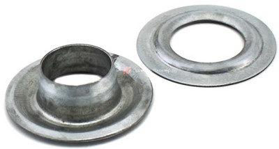 Люверсы для баннеров, 12 мм, оцинкованные, блочка+кольцо (Алтай/Урал/Уралец), 1000 шт.