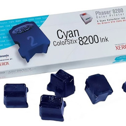 Чернила Xerox ColorStix Phaser 8200 комплект (cyan), 7000 стр.