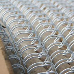 Пружины в бобине D-Wire металлические, шаг 3:1, диаметр 1/2, белые, 25000 петель