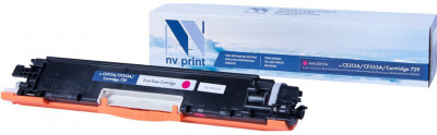 Картридж NVP совместимый NV-CE313A/CF353A/NV-729 Magenta универсальные для HP/Canon Color LaserJet CP1025/ CP1025nw/ M275/ CP1025/ CP1025nw/ 100 M175a/ 100 M175nw/ M176n/ M177fw/ i-Sensys LBP 7010/ 7010C/ 7018/ 7018C (1000k)