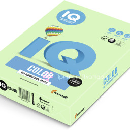 Бумага Mondi IQ Color Pale MG28, матовая, A3 (297 x 420 мм), 80 г/кв.м, зеленая (500 листов)