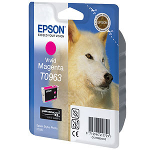 Картридж Epson T0963 (vivid magenta)