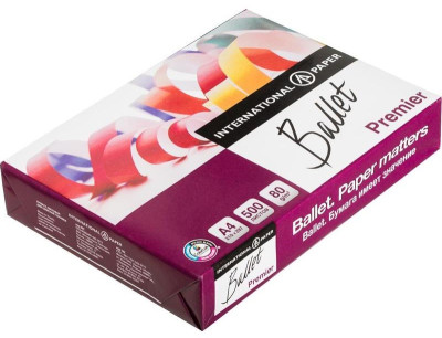 Бумага Ballet Premier, A4, 80 г/кв.м (500 листов)
