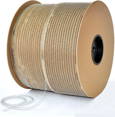 Пружины в бобине HY металлические, шаг 2:1, диаметр 3/4, серебряные, 7000 петель