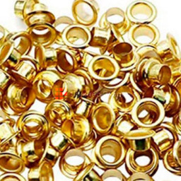 Люверсы для пассатижей Warrior для 33100, 4,8 мм, золотые, 250 шт.