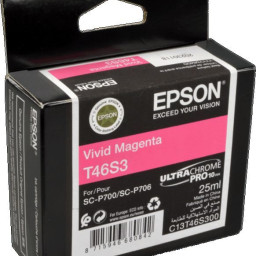 Картридж Epson UltraChrome Pro 10 Ink T46S3 (vivid magenta), 25 мл