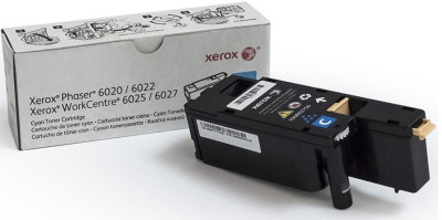 Тонер-картридж Xerox Toner Cartridge Phaser 6020, 6022, WorkCentre 6025, 6027 (cyan), 100 (PP029021)